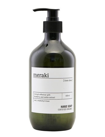 meraki Hand Soap Linen Dew - Black - 490 ml