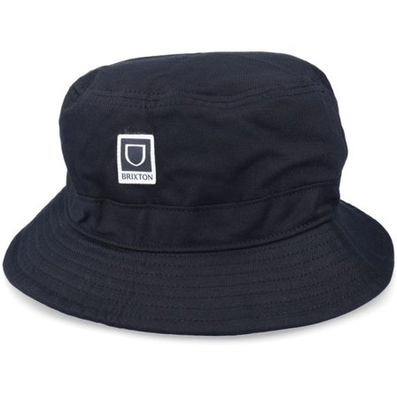 Brixton - Svart bucket Hatt - Beta Packable Black Bucket @ Hatstore
