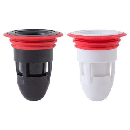 2 stk dusjgulvavløp tilbakestrømningssenter kloakkluktstopper for kjøkken bad(6,5*5,5cm)