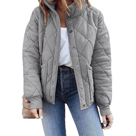 Dam Enfärgad Jacka I Enfärgad Kappa