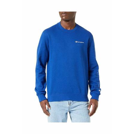 Champion, Champion bluza męska niebieska Crewneck Sweatshirt 218287.Bs 025 Niebieski, Mężczyzna, Rozmiar: S