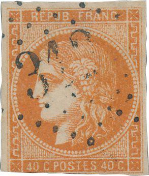 Frankrig 1870 - YT 48 - Stemplet