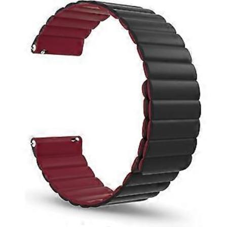 Magnetisk klokkearmbånd, silikon klokkestropp med hurtigutløsning Smart klokkearmbånd 20 mm for Galaxy Watch 42 mm 46 mm Gear S2 S3 Classic Frontier 