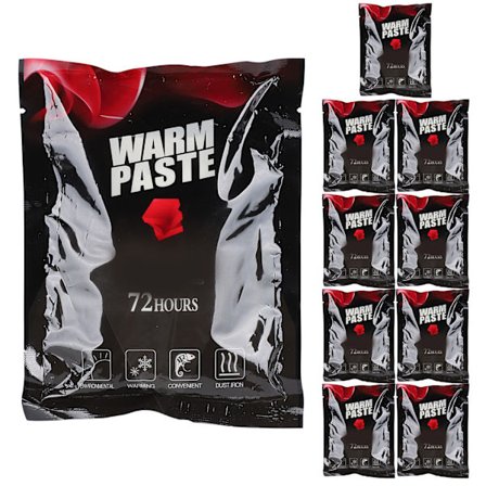 10-pack 72 timmars värmepaket för sköldpaddor, spindlar, skorpioner, reptiler, insekter, frakt