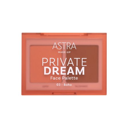 ASTRA MAKEUP PRIVATE DREAM face palette 03 BOHO 7g - Palette viso