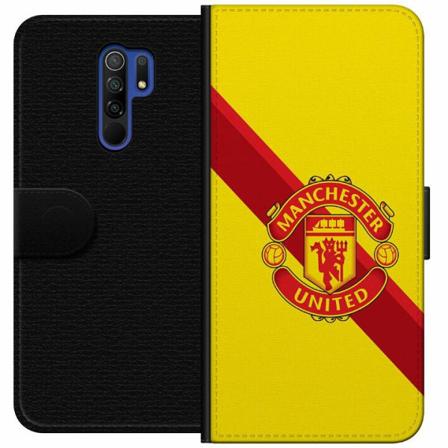 Xiaomi Redmi 9 Plånboksfodral Manchester United Fc