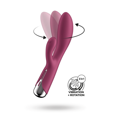 Satisfyer Spinning Rabbit 1 Red - Vuxen.dk: For hende