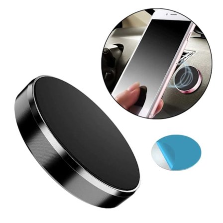 Selvbehandling Magnet Mobile Holder for Car Holder Black