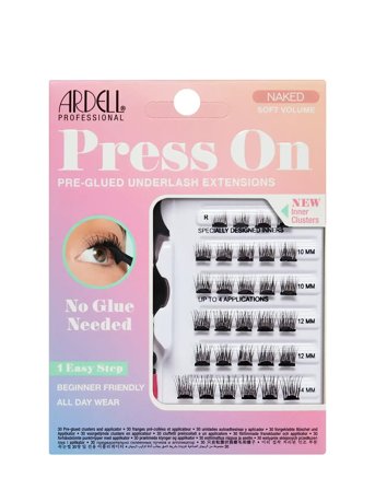 Ardell Naked Press On Underlash Extensions Soft Volume - Black - ONE SIZE