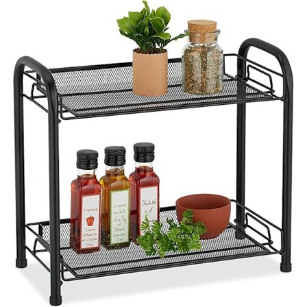 kryddhylla i metall, kökshylla, bänkskiva, stående