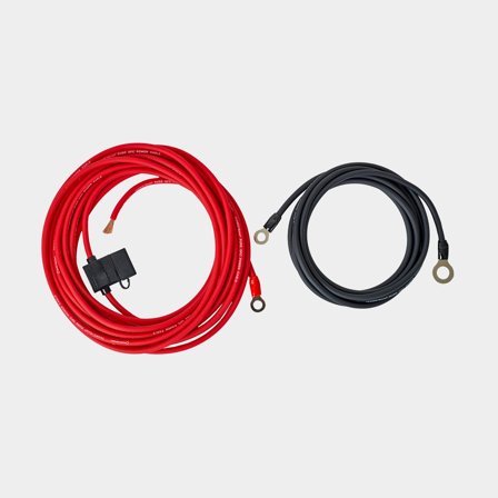 Conjunto de cabos de alimentação para estéreo marítimo Auto-Connect Power Connection Kit OFC, cobre livre de oxigênio (OFC / Oxygen Free Copper), 6 mm