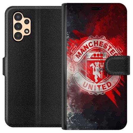 Yhteensopiva Lompakkokotelo Samsung Galaxy A13 Manchester United FC