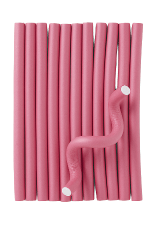 Å BEAUTY Hårspolar flex, 12-pack Borstar & kammar Dam Rosa 15MM