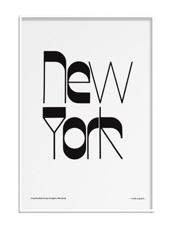 Olle Eksell New York - Multi/patterned - 50X70CM
