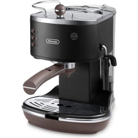 DELONGHI ECOV 310.BK Classic Icona Vintage Espressomaskin - Svartbrun