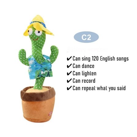 Dancing Cactus Toy Songs plysjleketøy 2 2