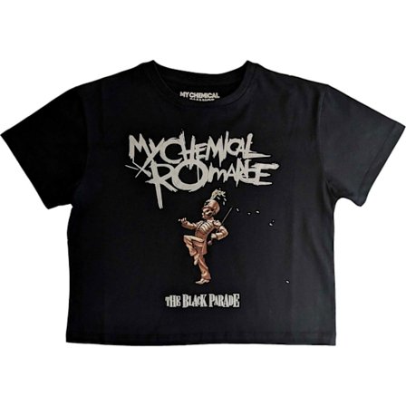 My Chemical Romance Dam/Damer The Black Parade Crop Top L B