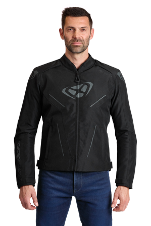 Motorradjacke Ixon Prodigy Schwarz 4XL