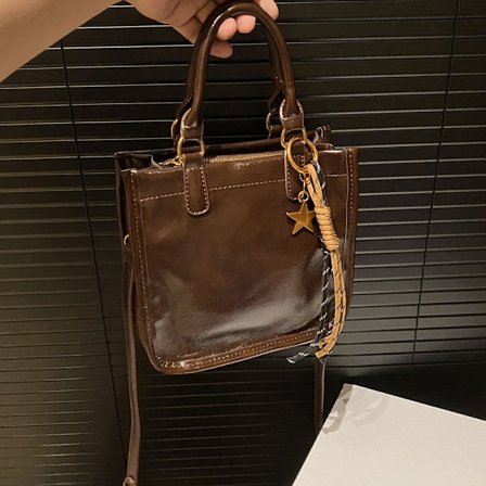 Skuldertaske Crossbody Firkantet Håndtaske Tote Dame Tasker Niche Små Tasker Kvinde Pendler Taske Tote Taske