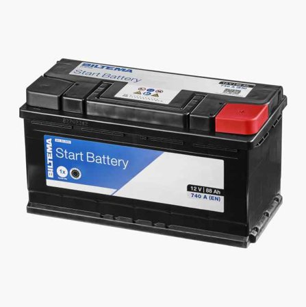 Startbatteri 12 V 88 Ah - Biltema