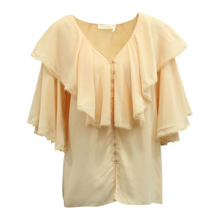 Chloé Pre-owned - Vintage Toppar - Beige - Dam - Storlek: S, Dam, Storlek: S