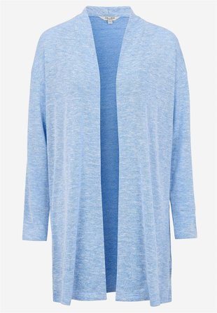 Cellbes of Sweden - Åben cardigan i blå / meleret til damer i størrelse 38/40