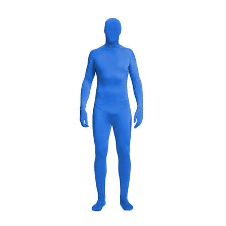 Heldekkende drakt, heldekkende fotokromatisk nøkkel for kroppsstrekning Kostyme for fotovideo Spesialeffekt Festival Cosplay Blå Blue 170CM