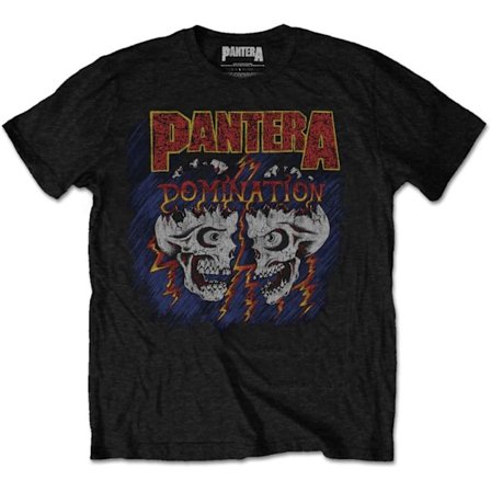 Pantera Unisex Adult Domination T-Shirt M Svart