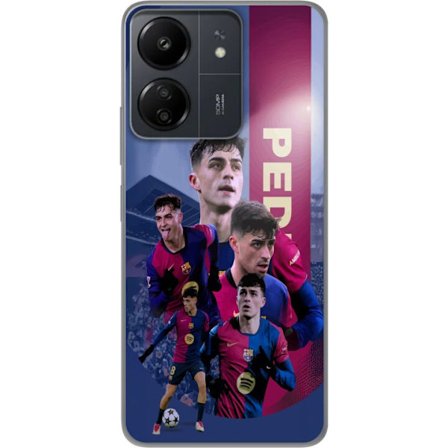 Kompatibelt Mobilskal till Xiaomi Xiaomi Redmi 13C Pedri Barcelona Spanien fotboll mittfältare ung talang snabb teknik kreativ spelfördelare som vä