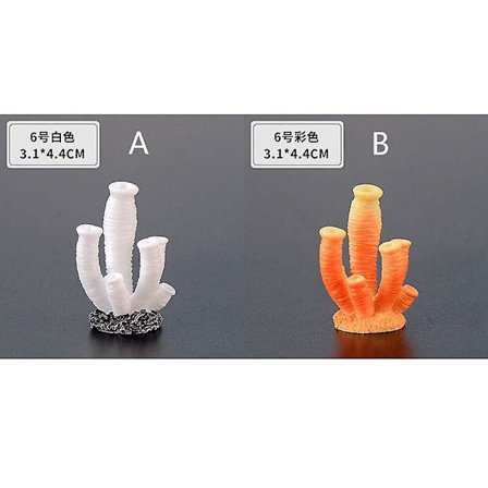 Harts korall dekoration färgglada fisk akvarium dekoration konstgjord korall Kompatibel med akvarium harts rev rock landskapsarkitektur ornament