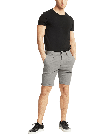 Lindbergh Pleated shorts Byxor Herr Grå M