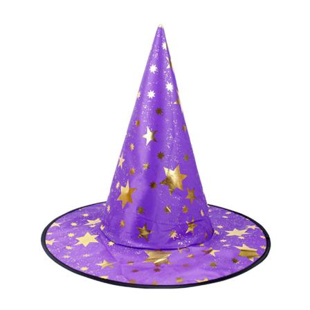 Halloween heksehat dekoration pentagram heksehat Lila