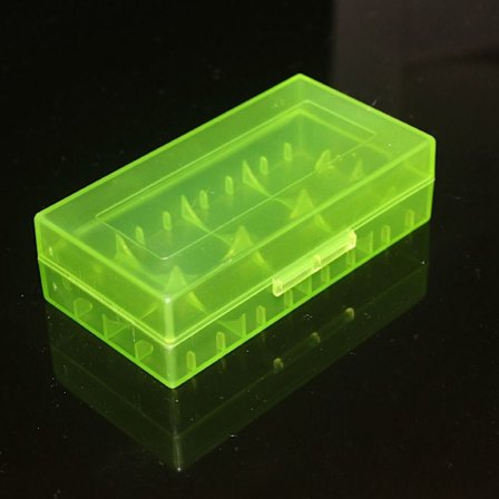 Case 18650 Akkukotelo VIHREÄ