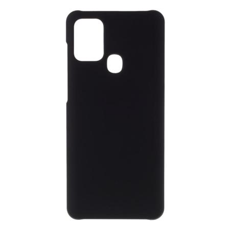 Gummibelagt hård pc-skal til Samsung Galaxy A21s - Sort Black