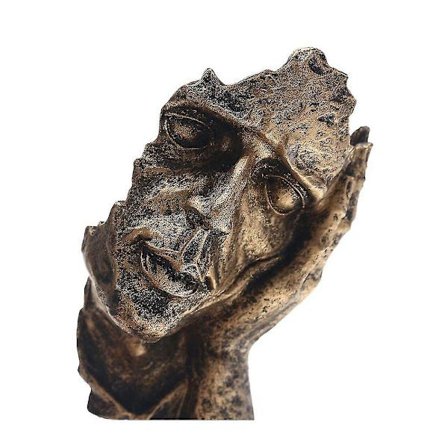 Abstrakt ansikte staty Resin Figur Skulptur Ornament Hemmakontoret konstdekor