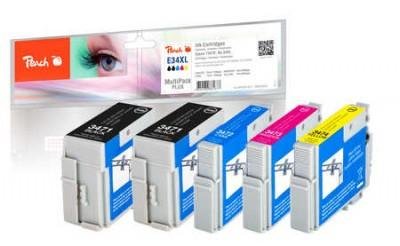 PEACH Ink PEACH Epson No. 34XL, Multi-Pack-Plus, PI200-631 5x ink: 2x bk,1x c,m,y, (UK