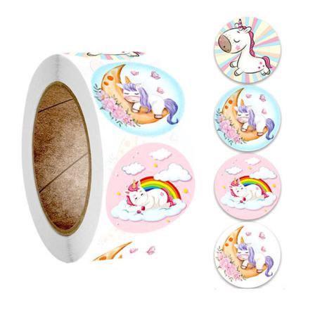 500st Stickers Klistermärken - Djur Hästar Motiv - Cartoon Multifärg