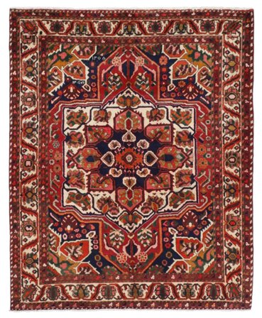 Hand Knotted Persian Bakhtiari Rug 176X216