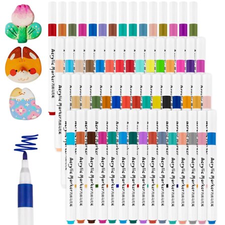 60 väriä akryylitussit akryylimaalitussit akryylimaalitussit akryylitussi hieno kärki sivellin muoville puulle lasille keramiikalle kivelle