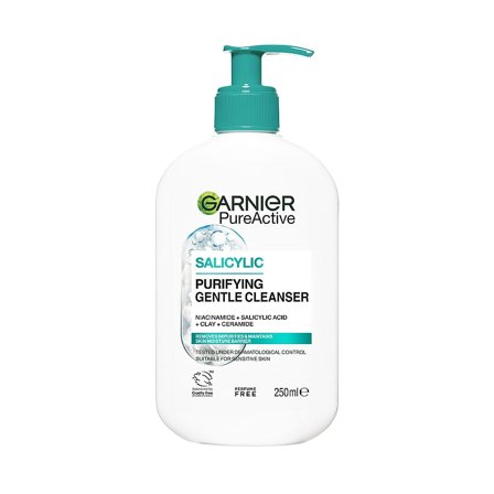 Garnier PureActive Salicylic Purifying Gentle Rensegel 250 ml, Skincare, Ansigtspleje, Renseprodukter