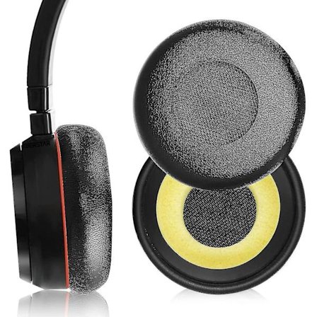 Evolve 65 -vaahtomuovit korvatyynyt Evolve 65 -kuulokkeisiin, korvapehmusteet Jabra Evolve 20 20se 30 30ii 40 65 65+ -kuulokkeisiin {DB