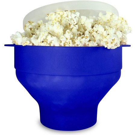 INF Popcorn skål silikon hopfällbar -