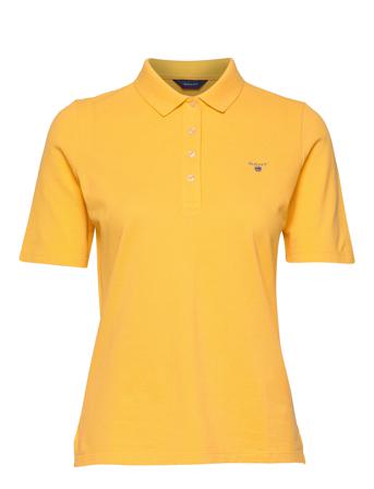 Original Lss Pique T-shirts & Tops Polos Gul GANT