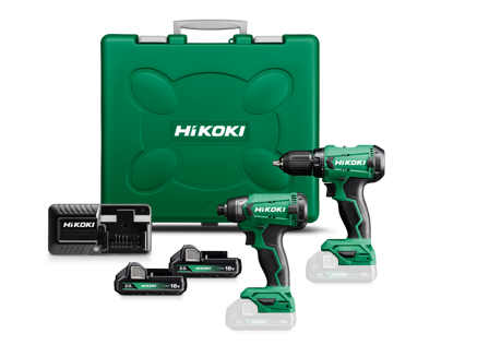 HiKOKI KC18DA(DS) Verktøysett med batteri og lader, Maskiner