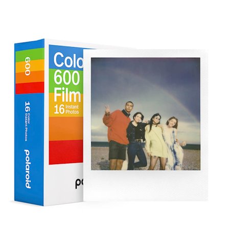 POLAROID Color Film for 600 White Frame 2 kpl