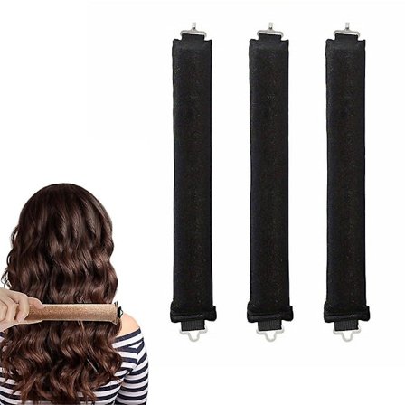 Varmeløs krøllejern, varmeløse krøllejern til at sove i, ingen varme krøller til at sove for krøllestænger med krog, natten over varmeløse krøller til