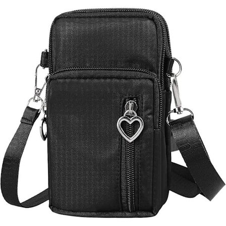 Pieni Crossbody Bag Kännykkälaukku, Olkahihna Lompakko Pussi Laukku Kukkaro, Matkakortti Walt