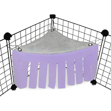 Kulmafleece-metsän piilopaikka marsuille, freteille, chinchilloille, siileille, kääpiökaniille ja muille pienille lemmikkieläimille - Tarvikkeet ja 