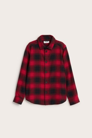 Kappahl | Rutig flanellskjorta | Röd