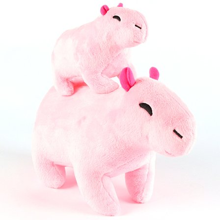 2 stk. Capybara plyslegetøj, Capybara bamse, til børn